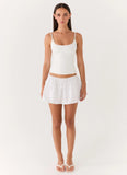 Sugar Talking Mini Skort White