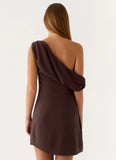 Mischa Mini Dress - Chocolate Drizzle