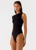 No Answer Bodysuit Black
