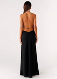 Morning Crush Cowl Maxi Dress Black