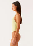 Delia One Piece Swimsuit Lime