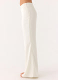 Elmah Low Rise Pants - White