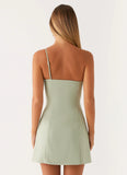 Sweetpea Mini Dress Sage