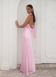 Keena Scarf Maxi Dress Pink