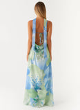 Sanctuary Maxi Dress Flower Print