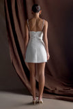 Liliane Suiting Mini Dress Ivory