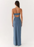 Coast Is Clear Maxi Dress Coastal Blue