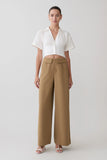 Tanya Wide Leg Suiting Pants Camel