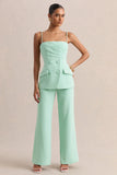 Malou Sage Tailored Trousers
