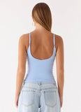 Blondie Tank Top Blue