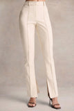 Wonder Woman Cream High Waist Tailored Trousers With Hem Split
