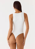 Vincenza Bodysuit White