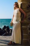 Ellington Knit Maxi Dress With Sequin Ivory