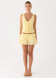 Aberley Top Yellow
