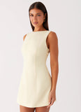 Lulita Mini Dress Buttercream Yellow