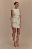 Camilla Boucle Sleeveless Vest Ivory