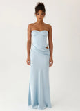 Emory Corset Maxi Dress Blue