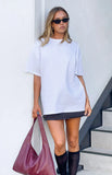 Alba Plain White Tee