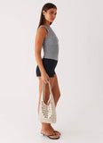 Rocky Shoulder Bag Ivory