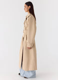 Jackie Trench Coat Tan