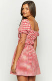 Im Yours Red Gingham Mini Dress