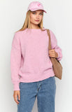 Oxford Pink Knit Sweater
