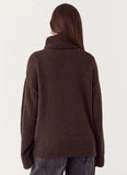 Gabrielle Knit Sweater Chocolate