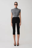 Niko Knit Oversized Top Charcoal