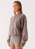 Thats Chill Bomber Jacket Grey