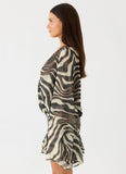 Elisana Mini Dress Zebra