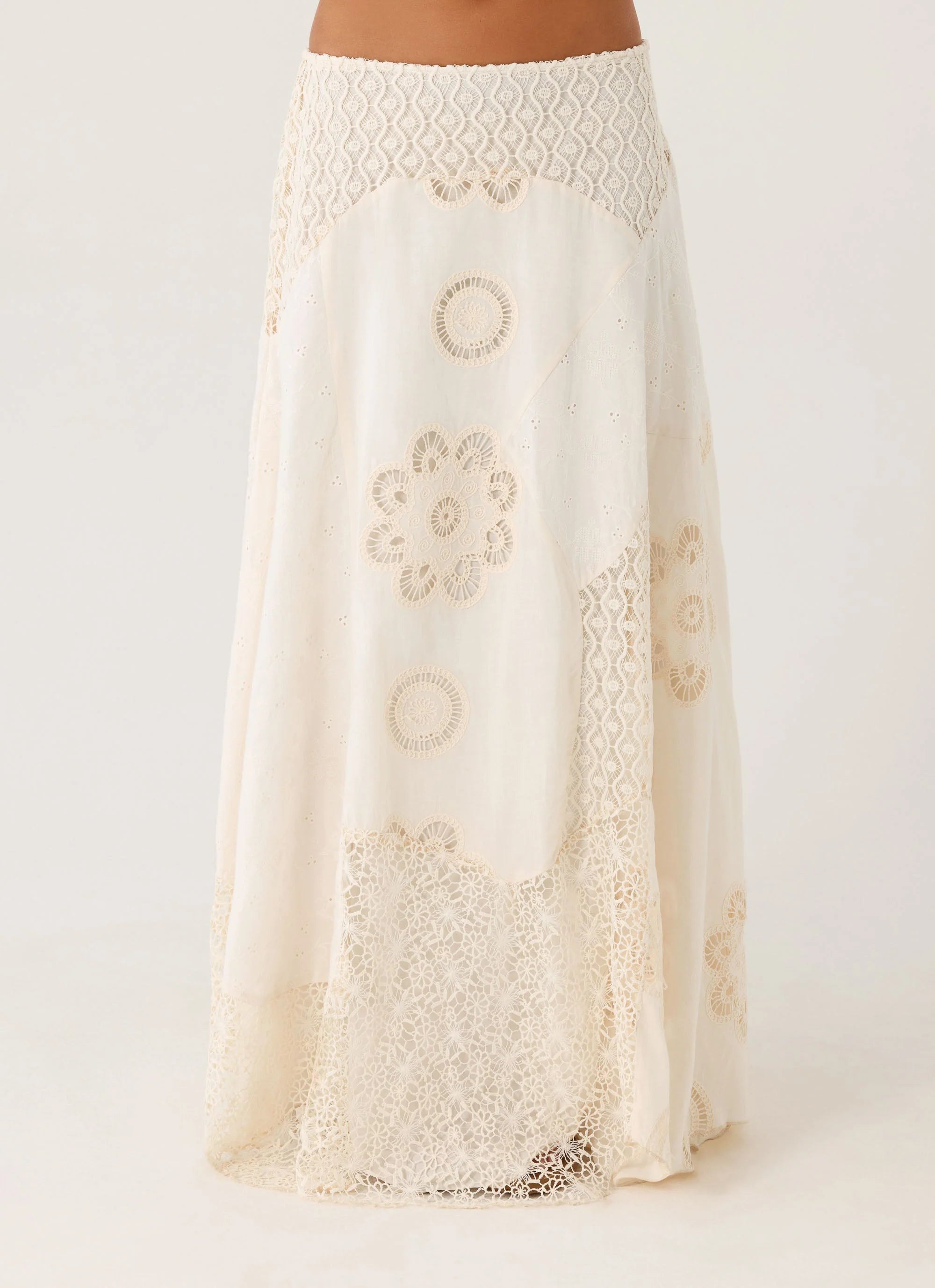 Marzia Maxi Skirt - Ivory