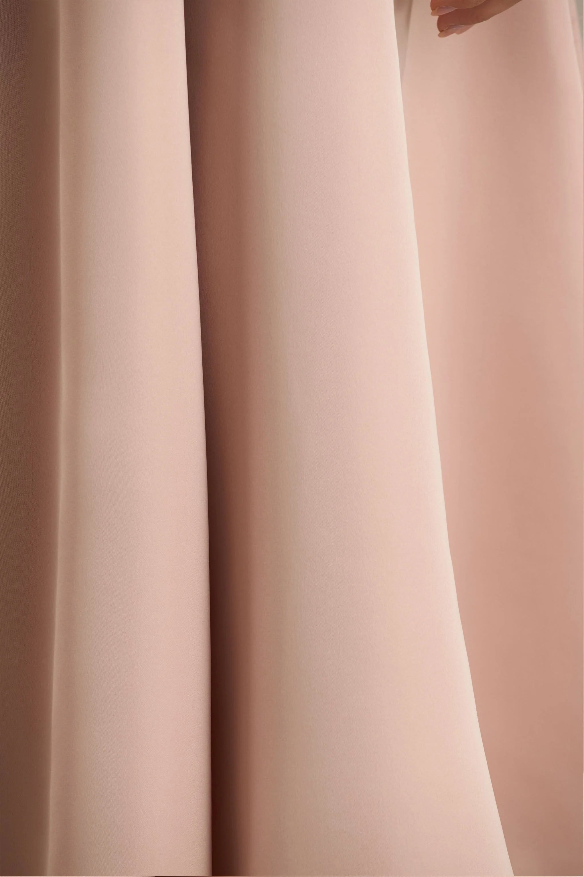 Mally Rose Pink Satin Sweetheart A Line Midi Dress