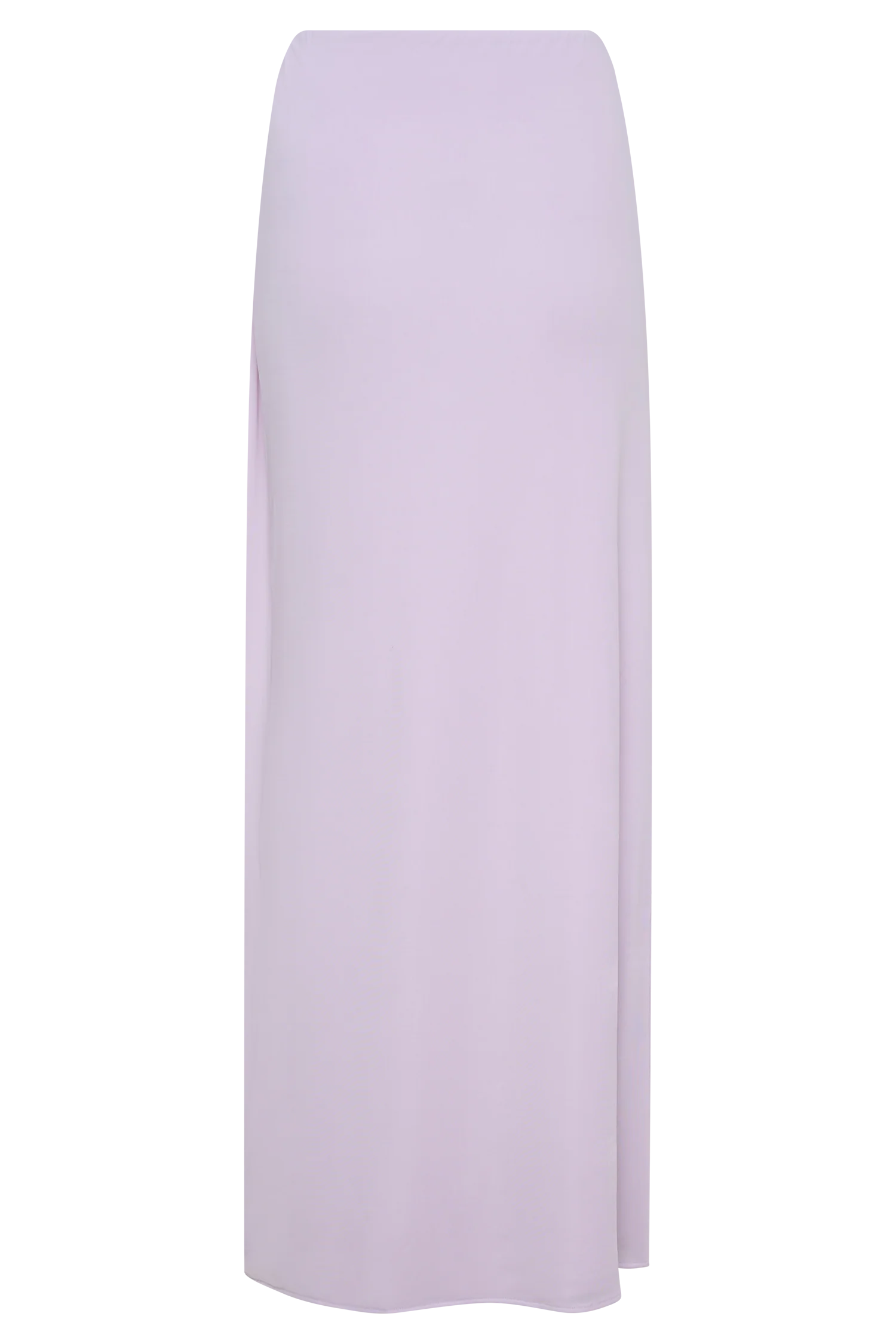 Bridget Slinky Maxi Skirt With Hardware Dusty Lilac