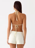 Viona Halter Top Yellow