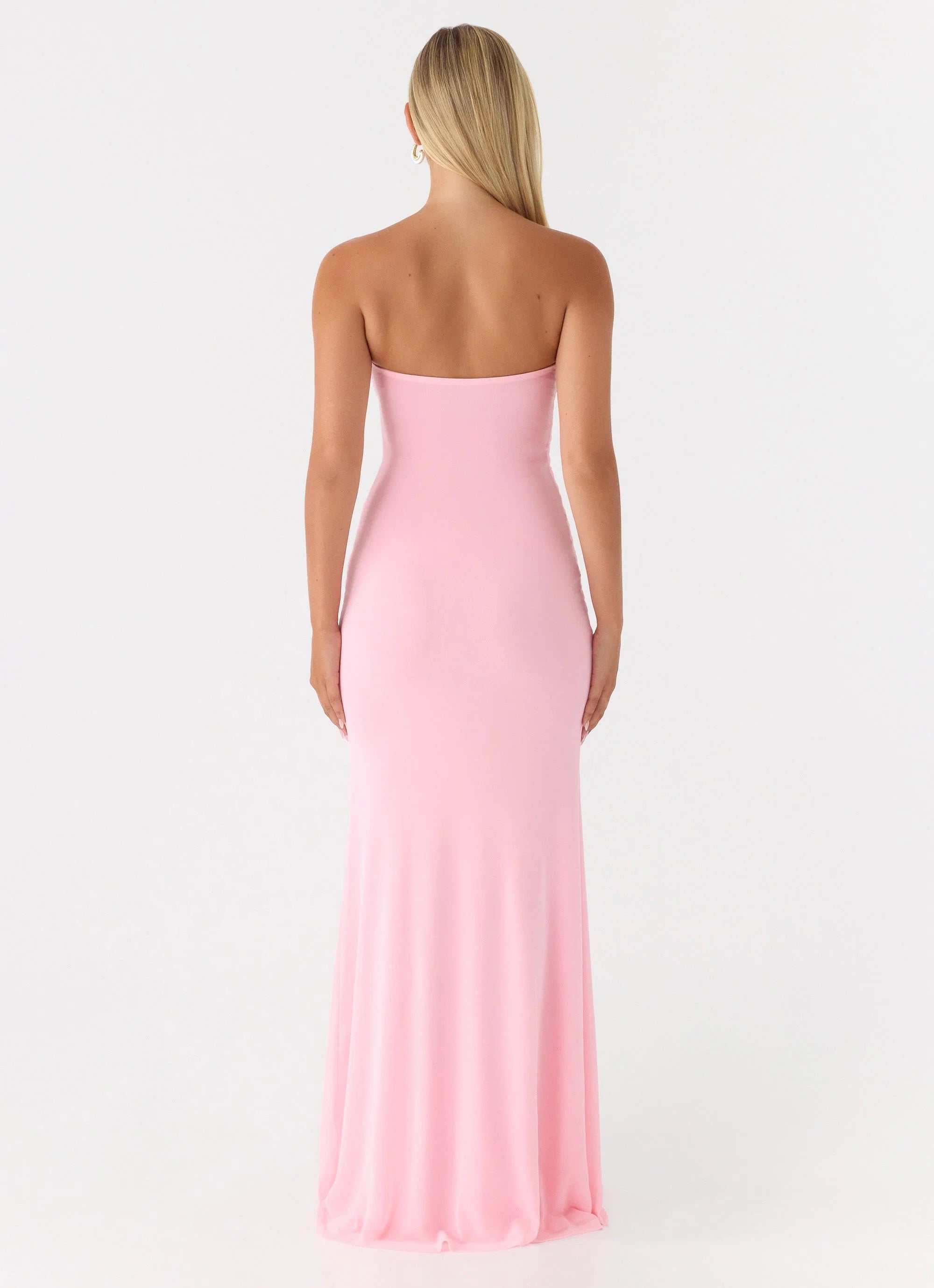 Iroha Strapless Maxi Dress Pink