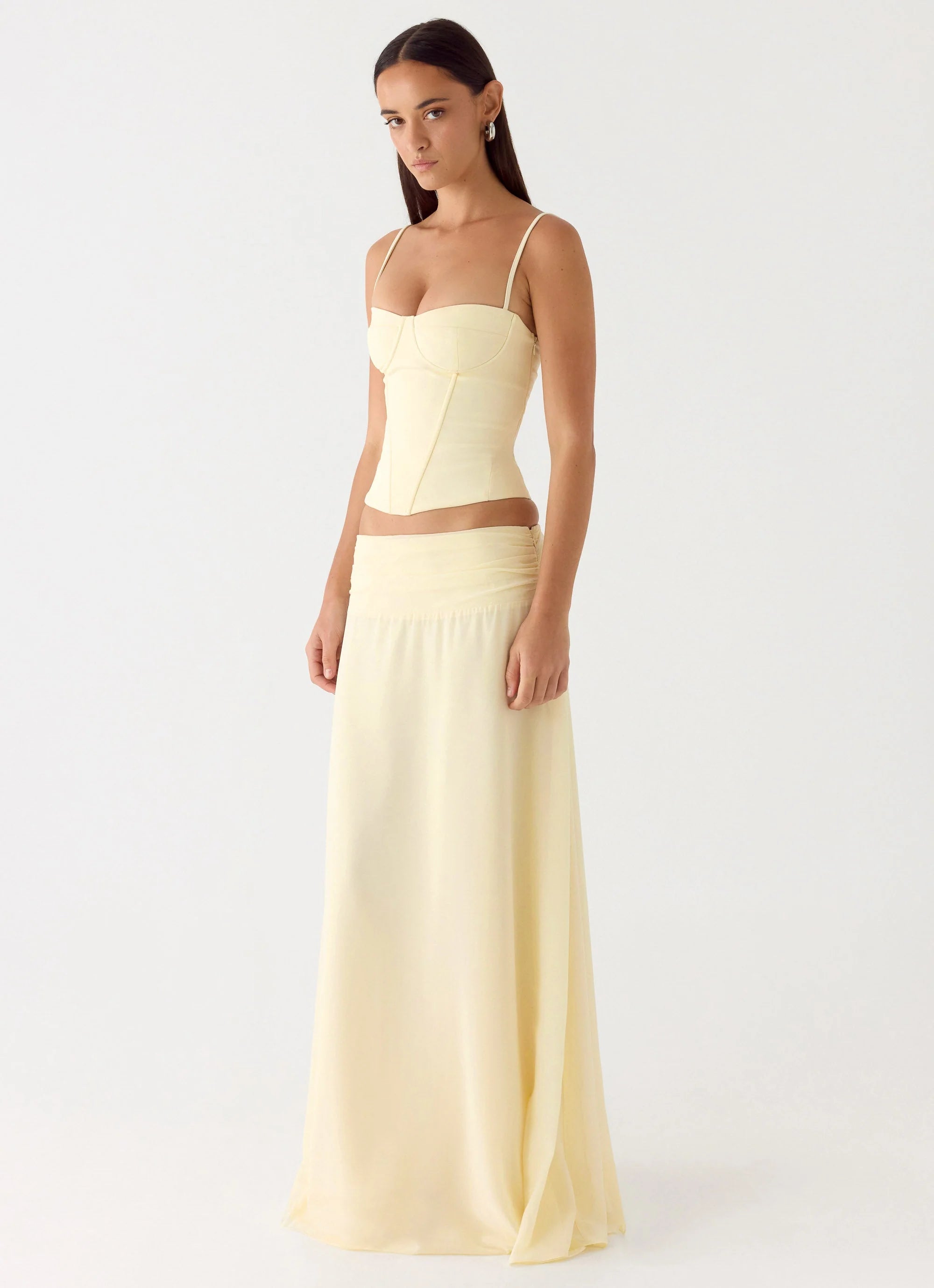 Natalya Maxi Skirt Yellow