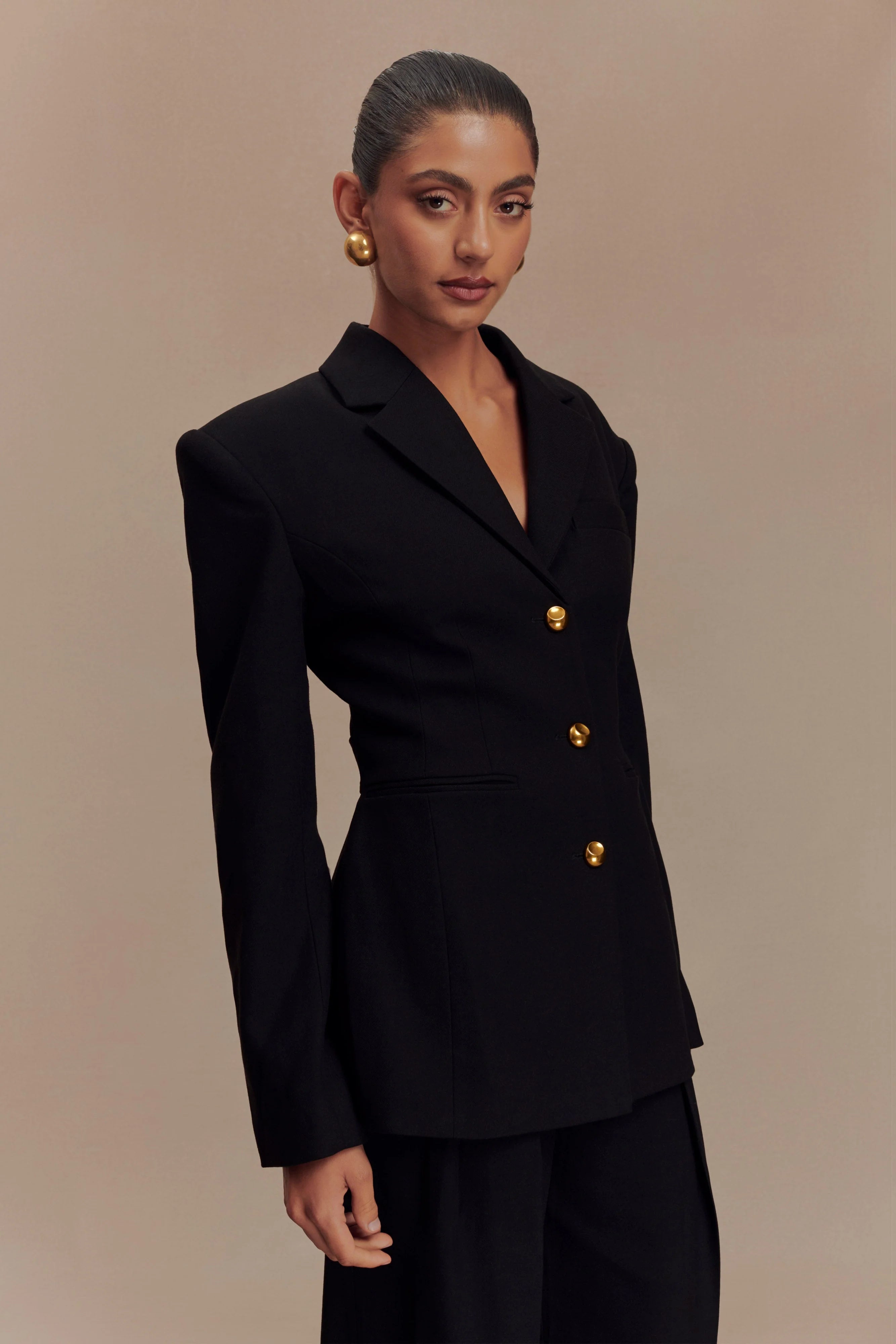 Bellamy Cinched Blazer Black