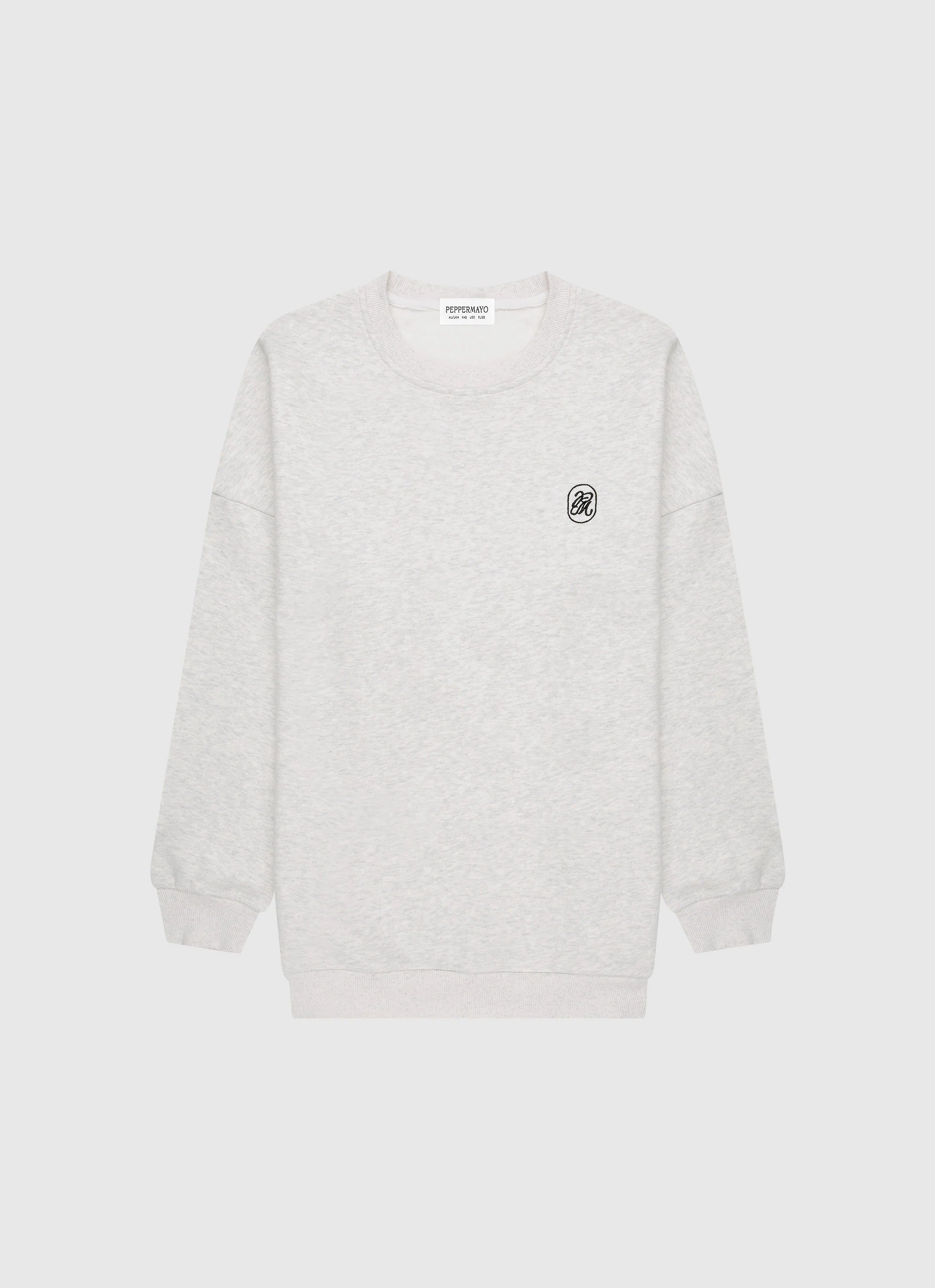 Signature Oversized Sweatshirt Grey