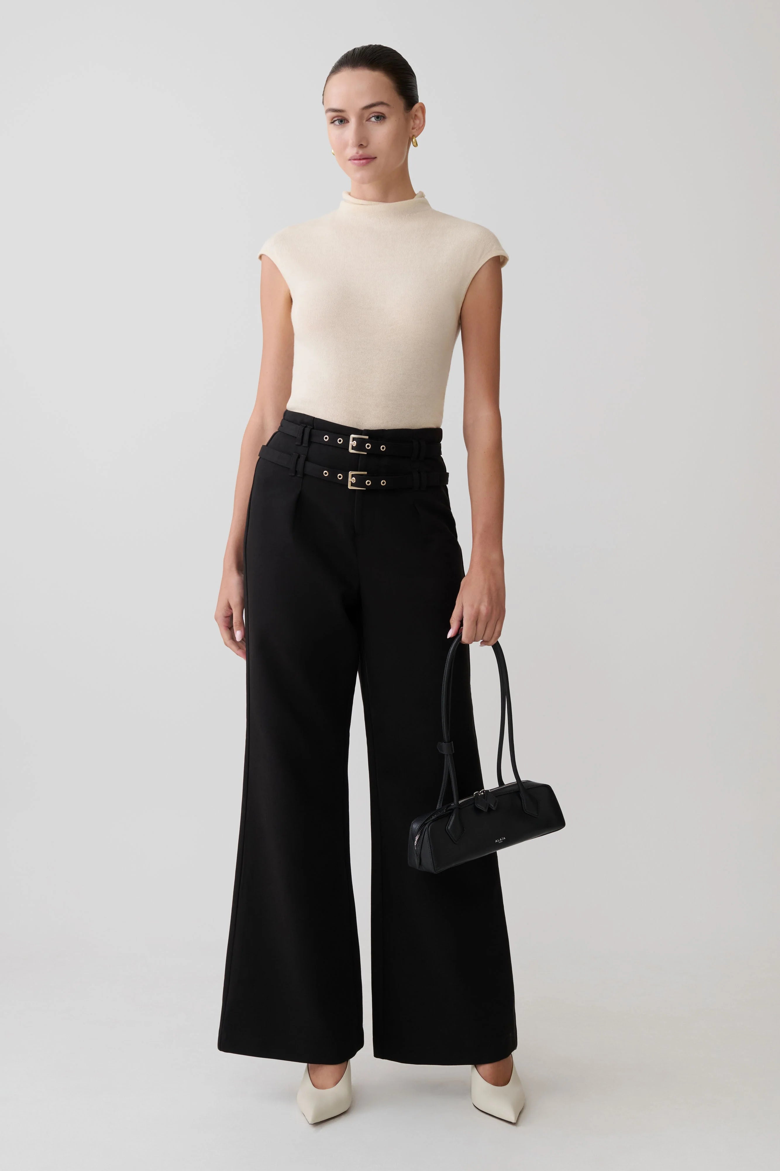 Sonny Short Sleeve Knit Top Cream