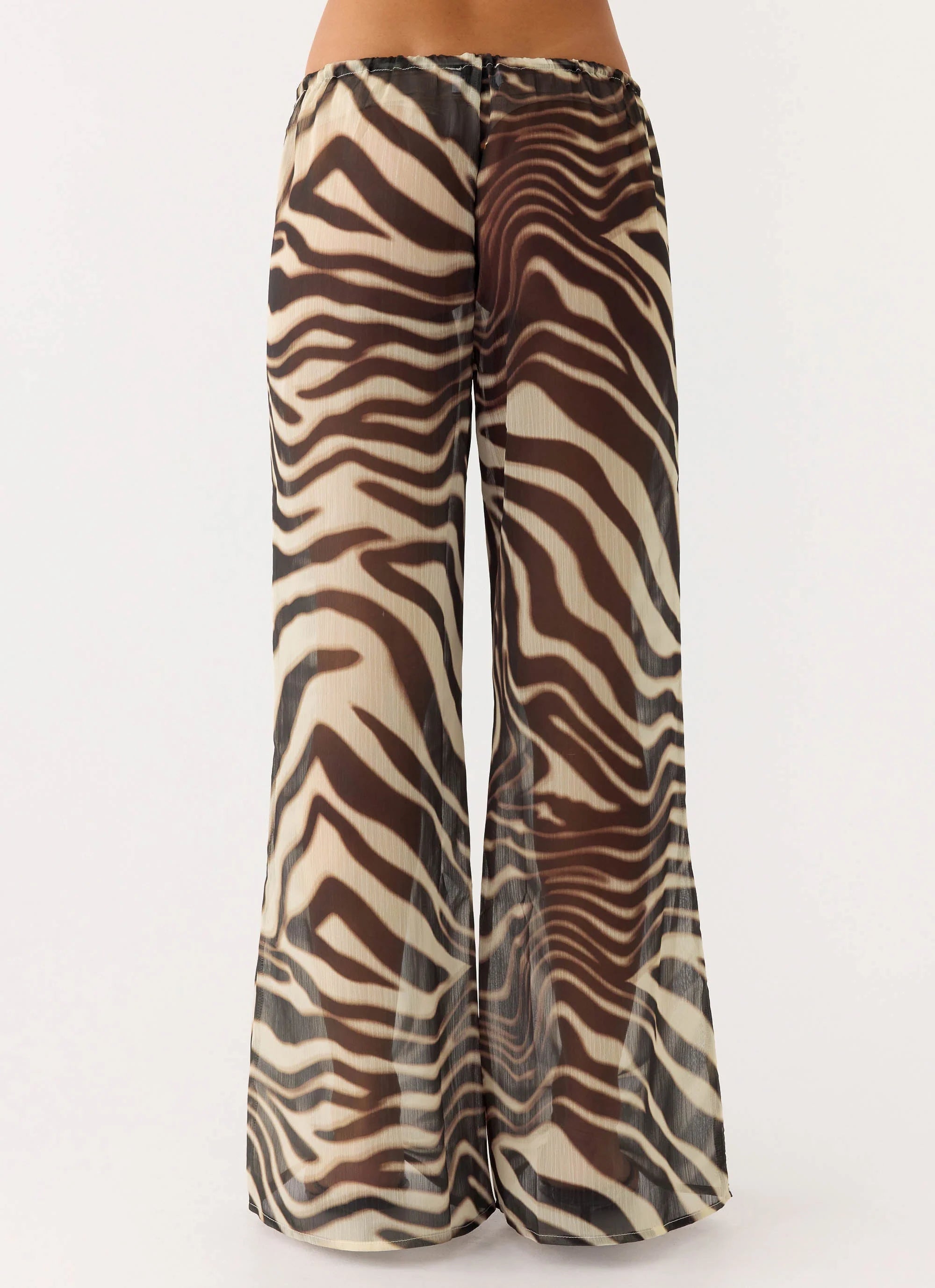 Jadia Flared Pants Zebra