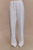 August Straight Leg Jogger Ivory