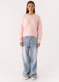 Lilah Knit Jumper Pink