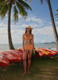 Mauritius Swim Short Orange Stripe