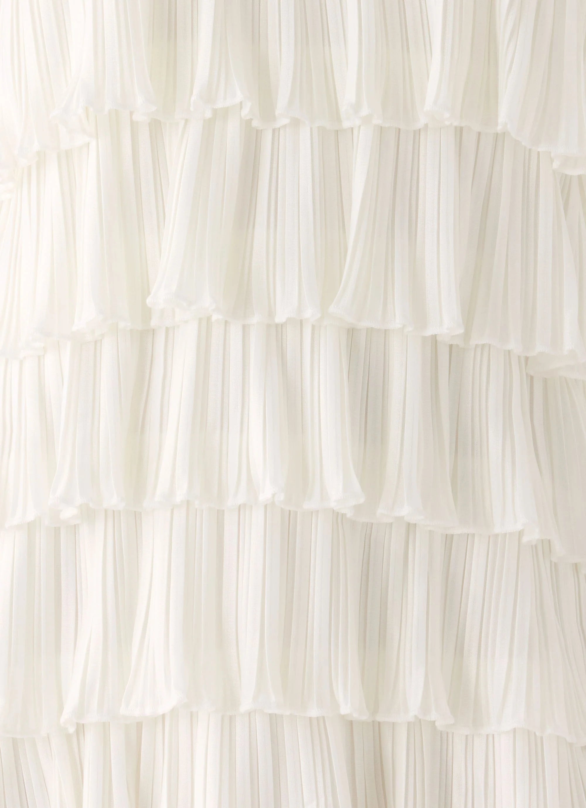 Lunar Bloom Mini Dress Ivory