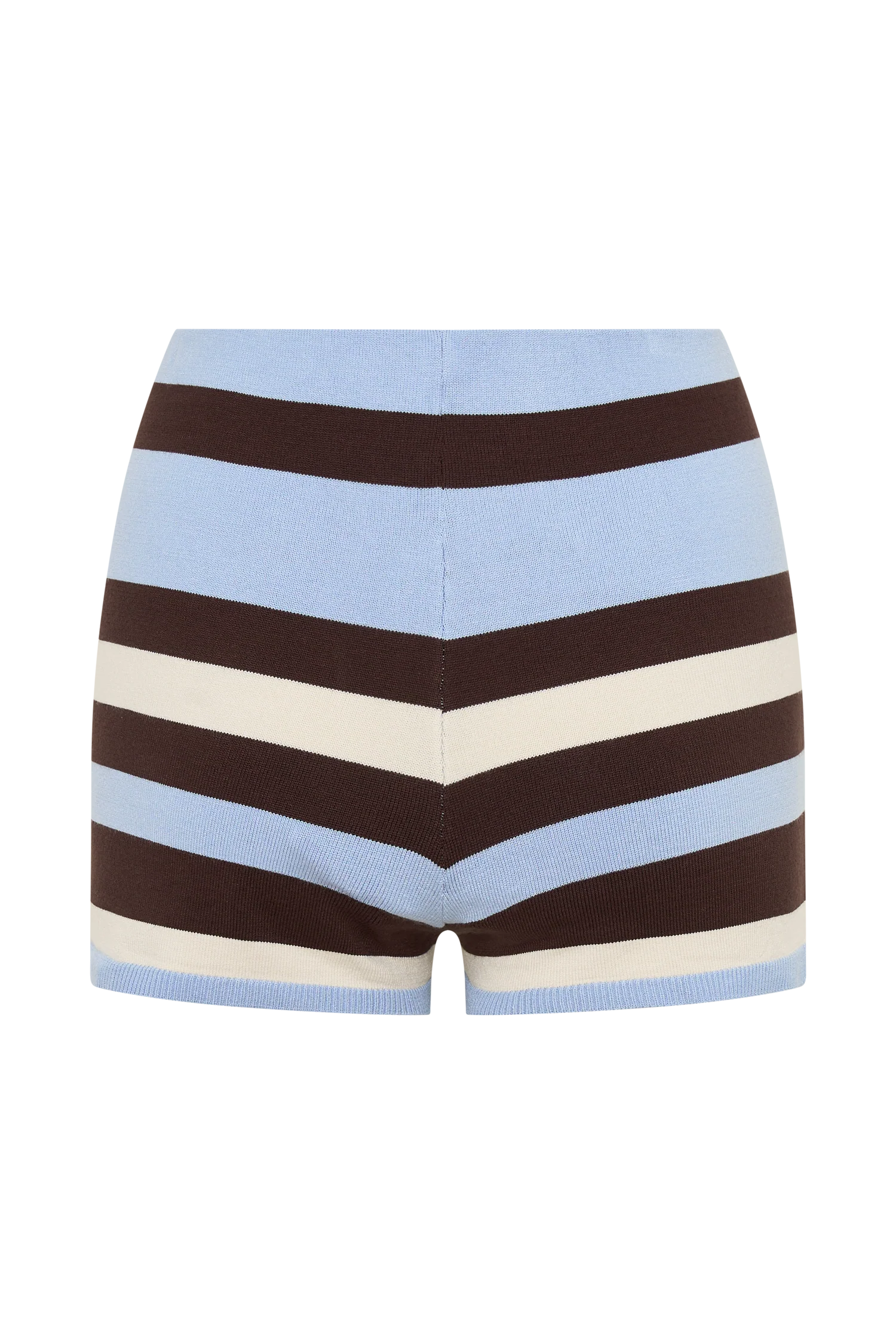 Philly Stripe Knit Short Chocolate Blue