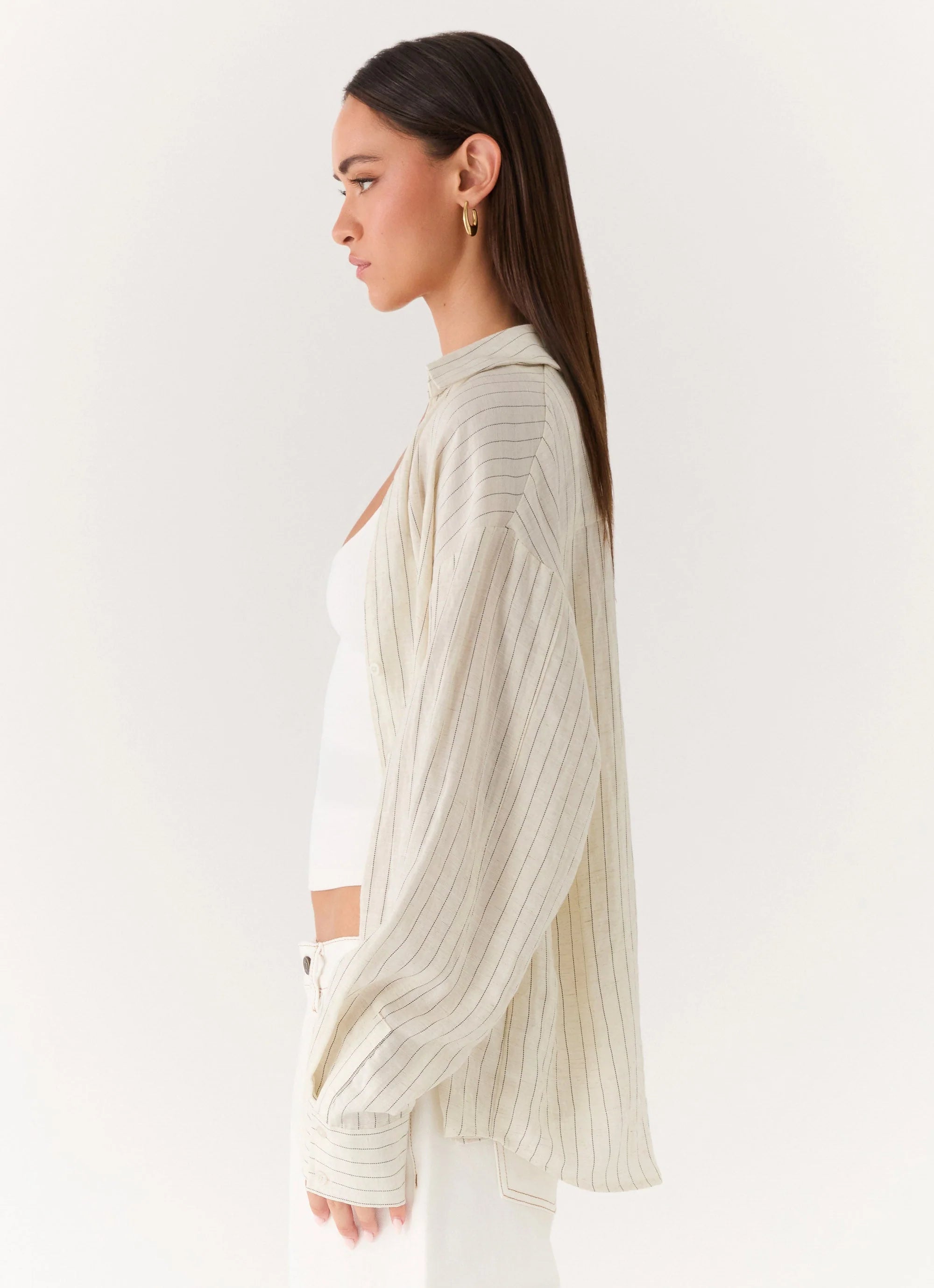 Alessio Shirt Desert Stripe