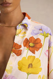 Lolite Bright Floral Print Long Sleeve Shirt