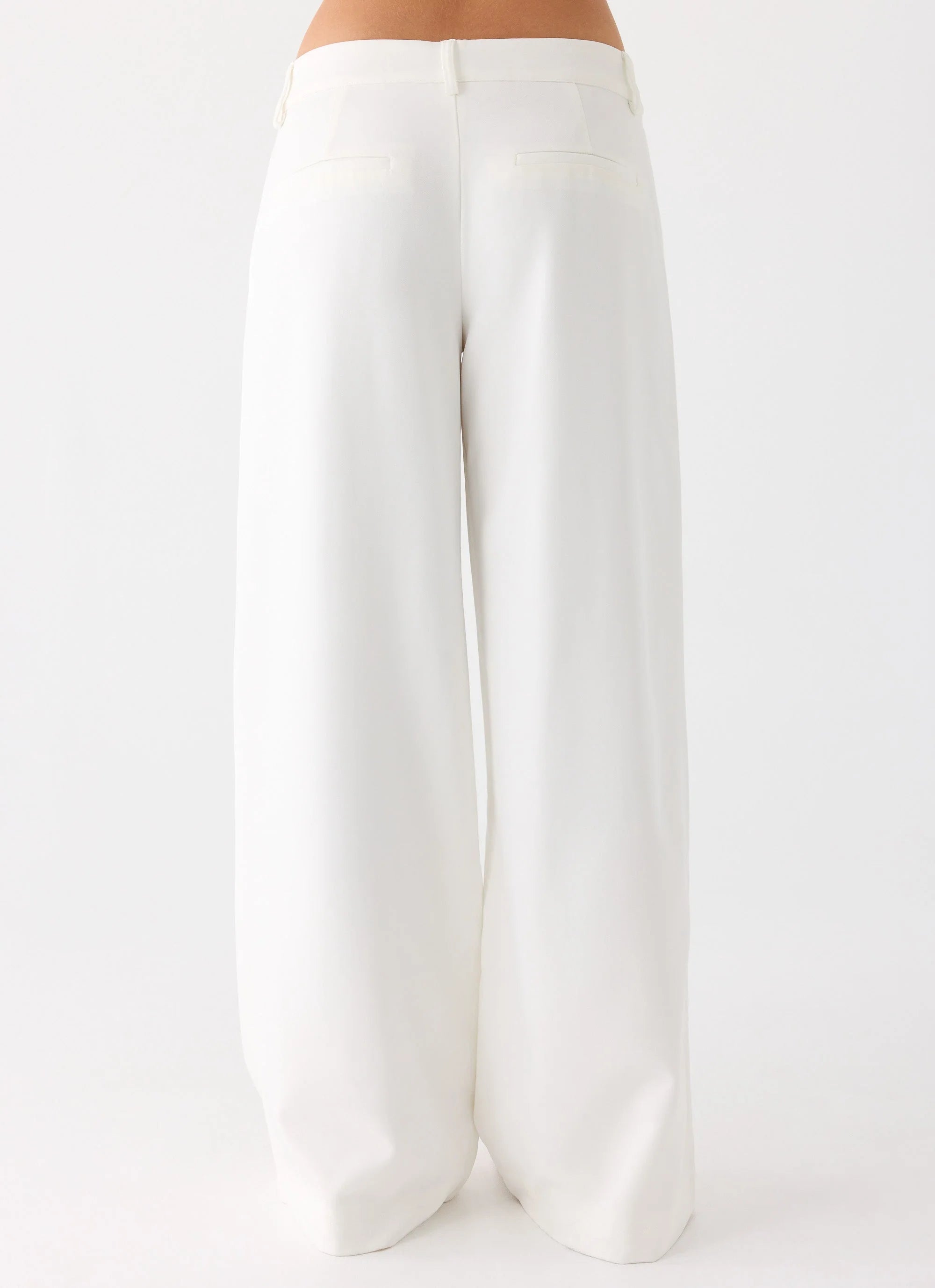 Samuel Low Rise Suiting Pants White