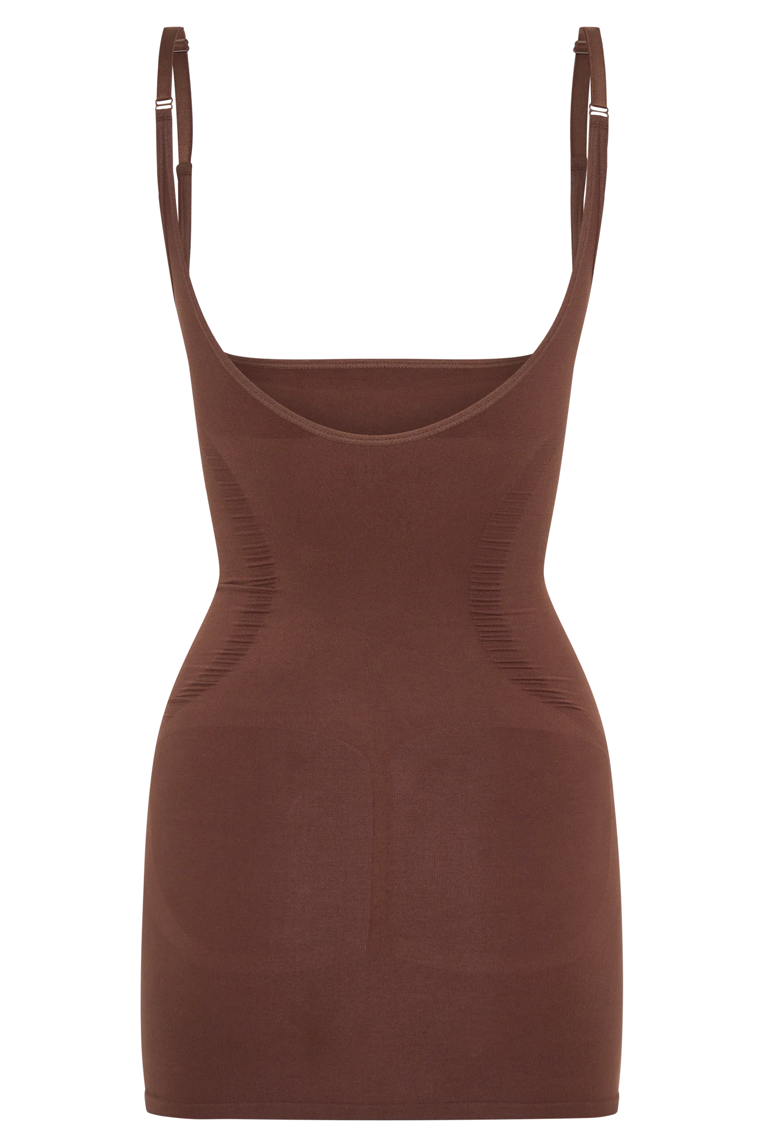 Jocelyn Backless Shapewear Mini Dress Espresso