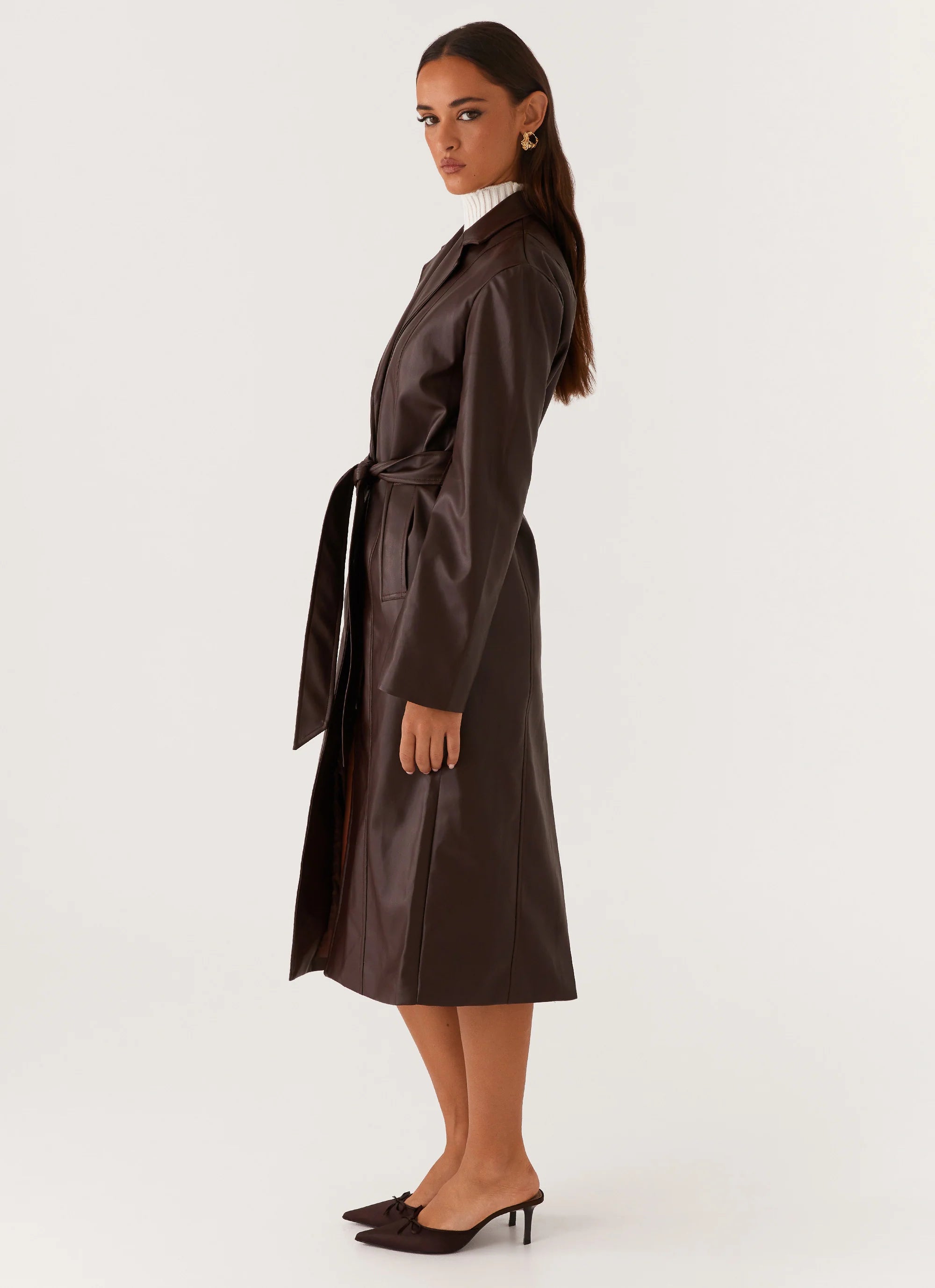 Dixie Trench Coat Chocolate
